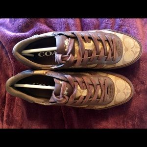 Coach Signature Sneakers Size 7.5 B